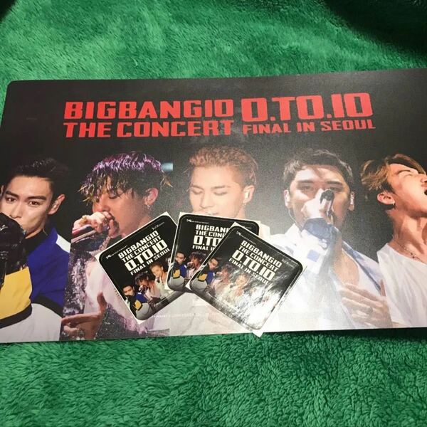 非売品 BIGBANG ピクチャーボードとステッカー3枚セット