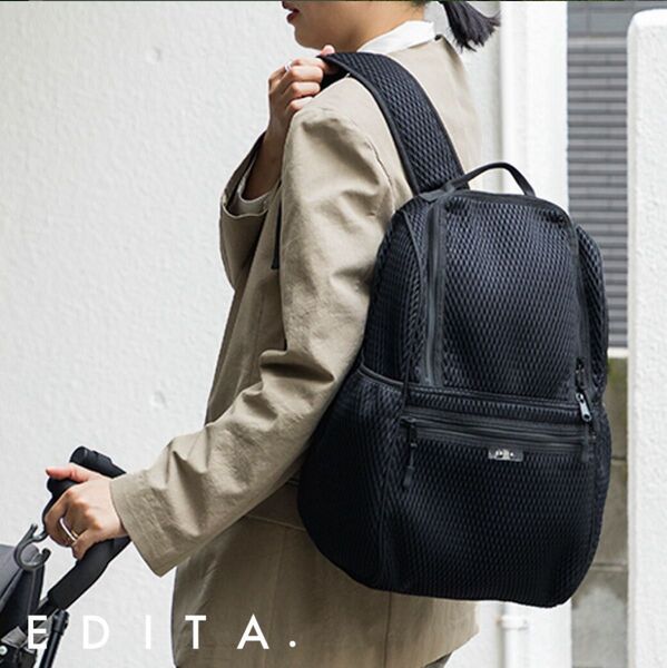 【新品未使用】エディータ EDITA. リュック マザーズバッグ 軽量