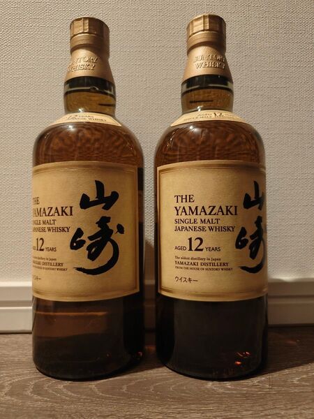サントリー SUNTORY 山崎 シングルモルト12年 700ml 現行品 2本セット