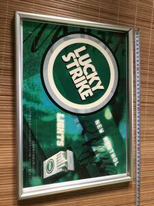 非売品　ラッキーストライク LUCKY STRIKE 看板　ライト　メンソール　ディスプレイ等に