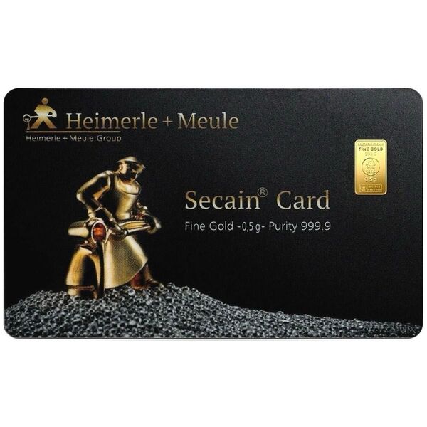 金貨 ドイツ Heimerle+Meule デザインA セキュリティカード埋込み 保証記載付き