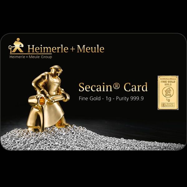 金貨 ドイツ Heimerle+Meule デザインB セキュリティカード埋込み 保証記載付き