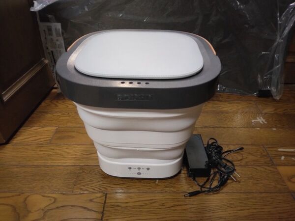 折り畳み コンパクト洗濯機 SY-135 SOUYI 脱水 白