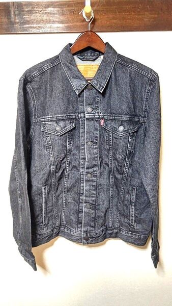 【未使用】 Levi's premiumリーバイストラッカージャケット デニムジャケット 3rd ブラックデニム