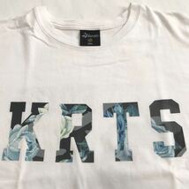 24karats 24カラッツ フラワーロゴ 花柄プリント 両面プリント Tシャツ Sサイズ_画像4