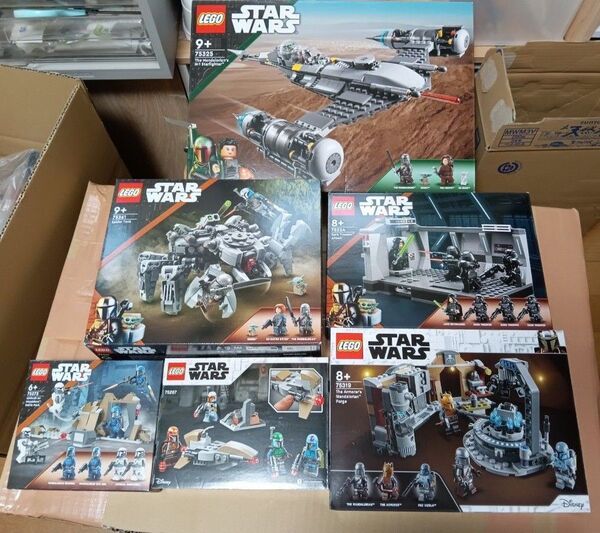 未開封 レゴ スターウォーズ 75267 75319 75324 75325 75361 75373 マンダロリアン