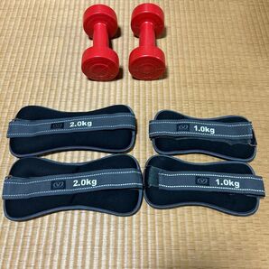 6点 フィットネス 手首、足首等ウェイト等