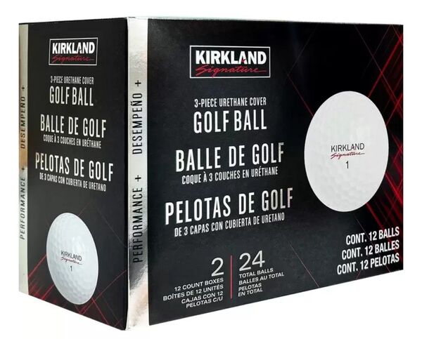 カークランドシグネチャー パフォーマンスプラス 3ピースゴルフボール 24個入りコストコゴルフボール ゴルフボール