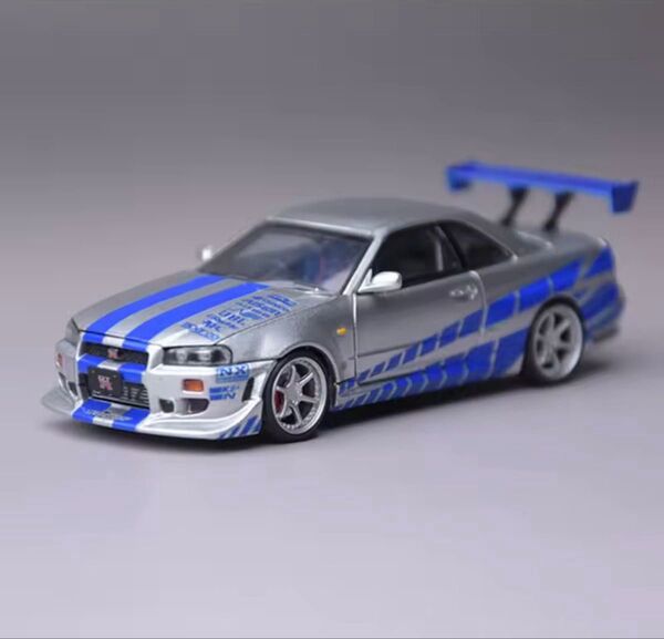 フォーカルホライゾン FH 1:64 スカイライン GT-R R34 合金モデル
