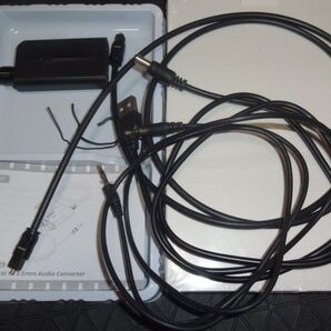 デジタル音声変換【角型光オーディオ→3.5mmステレオミニ】Optical Audio Converter DAC USB電源使用