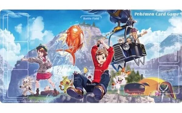 【新品未開封】 ポケモンカードゲーム ポケカ ラバープレイマット プレイマット ガラル マサル&ユウリ ポケモンセンター限定