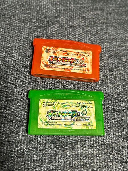 ゲームボーイアドバンスソフト ポケットモンスターファイアレッド/リーフグリーンセット