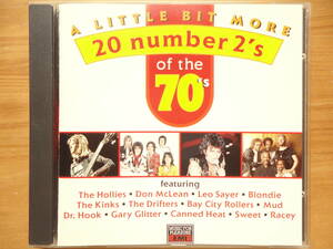 ●CD 美品 UK盤 A LITTLE BIT MORE / 20 NUMBER 2's OF THE 70's　Blondie・Mud・Bay City Rollers 個人所蔵 ● 3点落札ゆうパック送料無料