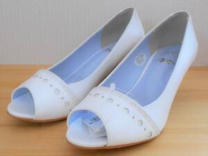 [ new goods ] outlet BODY FORCUS lady's pumps 23.0cm white regular price 3900 jpy 