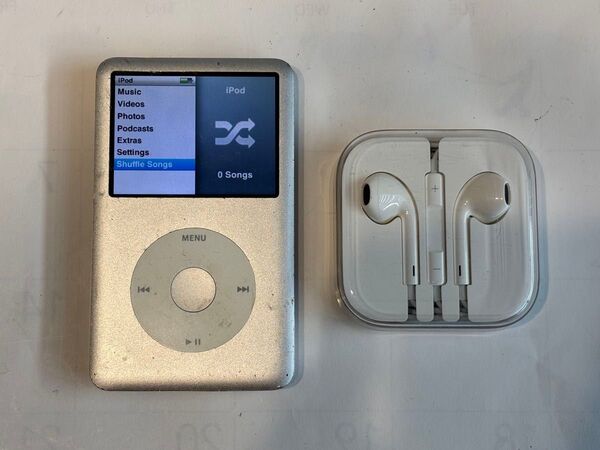 Apple iPod classic160GB A1238/Apple 純正 有線イヤホン 2点セット 簡単な動作確認済みです