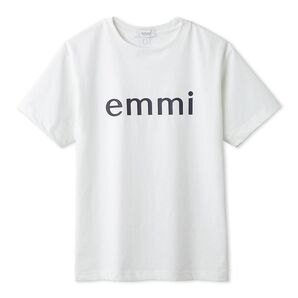 eco emmi ロゴTシャツ /カットソー /トップス ホワイト 白Tシャツ