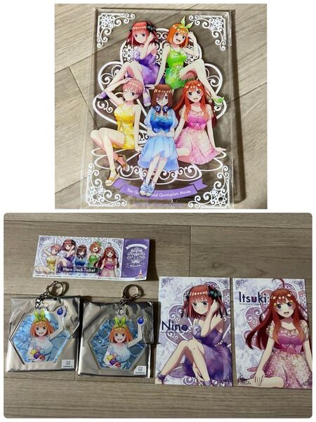 五等分の花嫁 東京タワーコラボ A賞 アクリルプレート 中野一花中野二乃中野三玖中野四葉中野五月