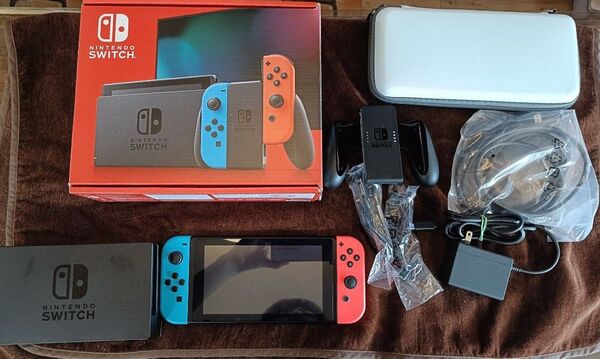 Nintendo Switch 本体 ネオンブルー/ネオンレッド 2024年 バッテリー強化版