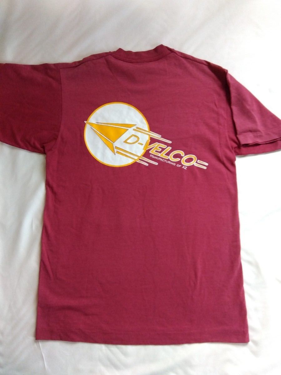 古着 FRUIT OF THE LOOM フルーツオブザルーム ロゴTシャツ メンズM ワインレッド