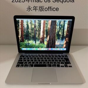 Macbook Pro 13インチ 最新mac os 新バッテリー