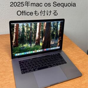 美品 Macbook Pro 15インチ 2017 今年の最新mac os 新バッテリー交換済