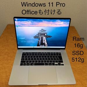 Macbook Pro 16インチ 2019 Windows 11 Pro + Office 2024