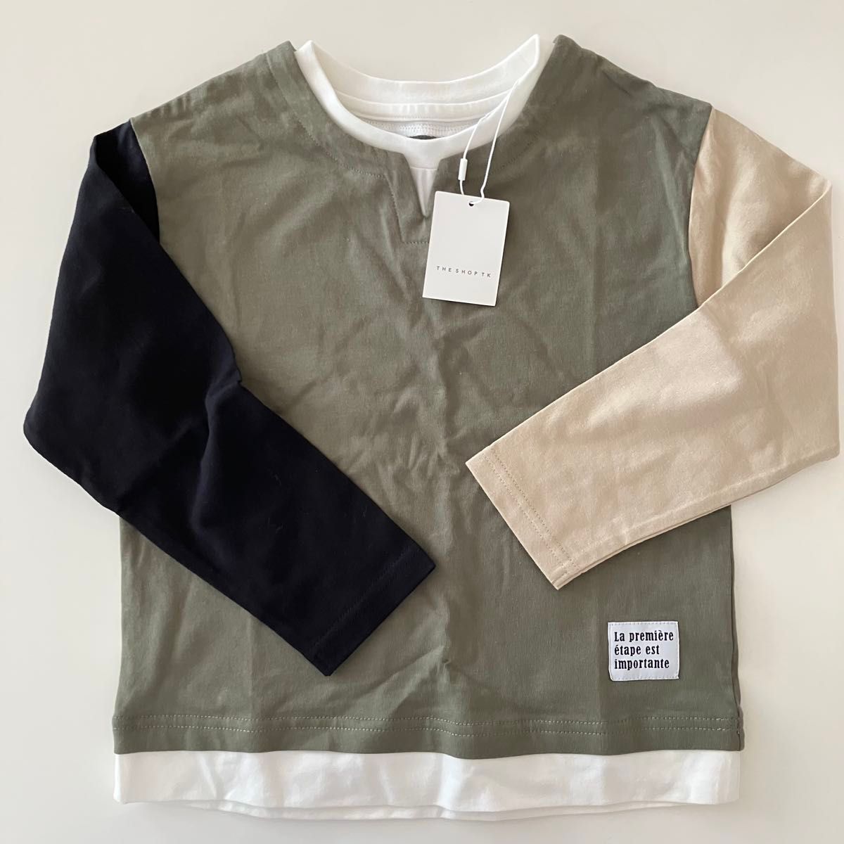新品　the shop tk 長袖　ロンT カットソー　Tシャツ　120 未使用 プルオーバー