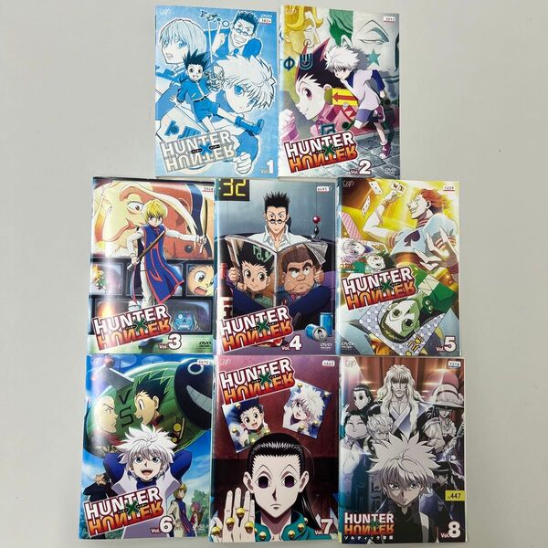 ハンターハンター DVD 全8巻 全巻セット レンタル落ち