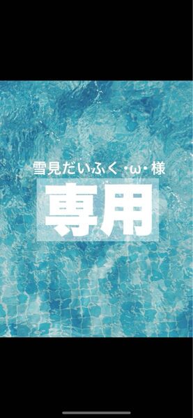 雪見だいふく・ω・様 専用