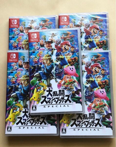 【Switch】 大乱闘スマッシュブラザーズ SPECIAL 新品未開封 5本セット