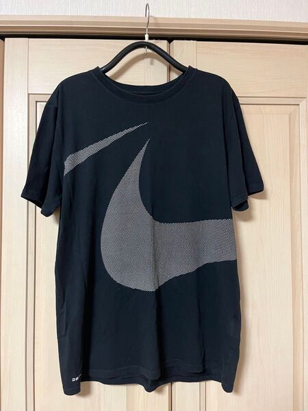 NIKE ナイキ ドット柄 ドライフィット DRY-FIT Tシャツ ブラック L