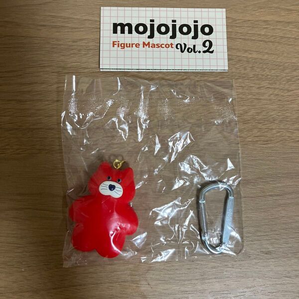 mojojojo Figure Mascot Vol.2 猫 キーホルダー レッド 未開封