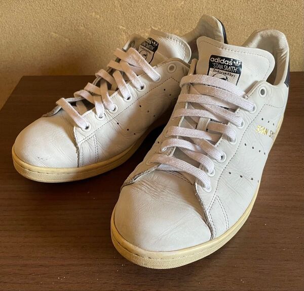 アディダス adidas スタンスミス STAN SMITH AQ4651 ホワイト ネイビー 28.0cm