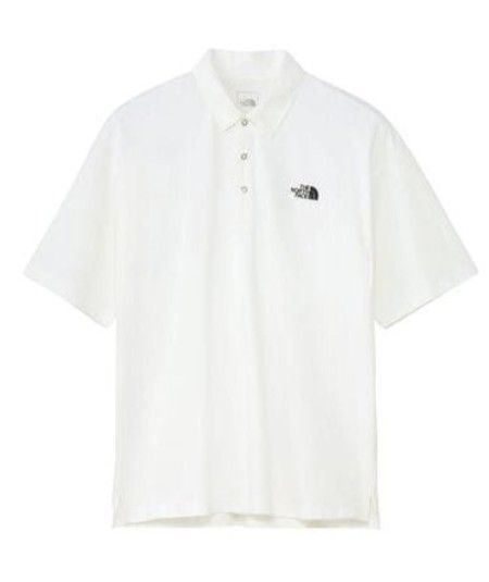 ◎新品◎ザ・ノース・フェイスシャツ・ポロシャツ S/SFD COTTON POLO メンズホワイトLサイズ
