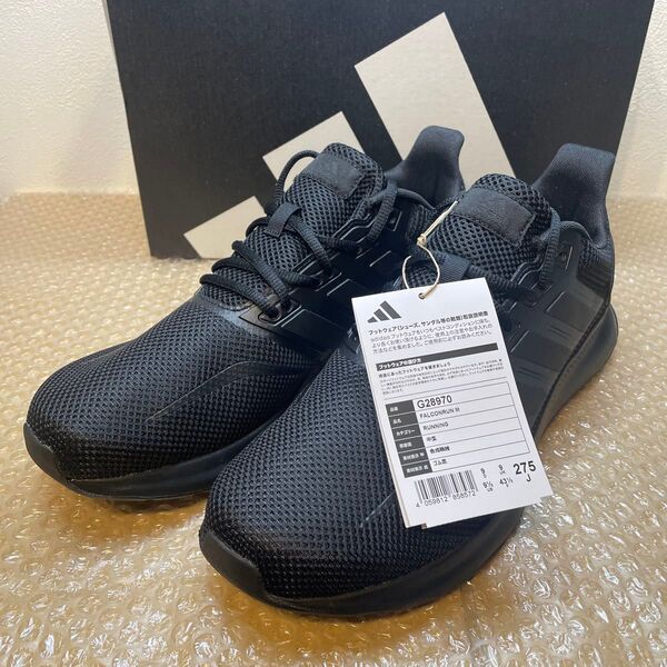 アディダス コアランナー 27.5cm メンズ ランニングシューズ DBG95 G28970 adidas コアブラック
