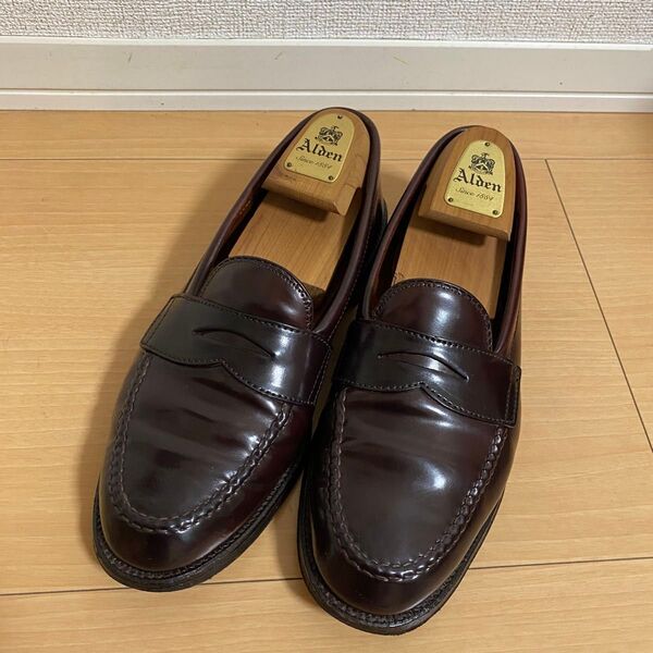 【美品】オールデン コードバン コインローファー alden