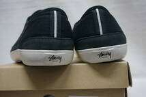 STUSSY DELUXE x FRED PERRY /EMPIRE MESH LEATHER SB7126★11SS ステューシー デラックス フレッドペリー コラボ スニーカー 黒 US10 28cm_画像7