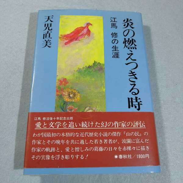 炎の燃えつきる時‐江馬修の生涯／天児直美●送料無料・匿名配送