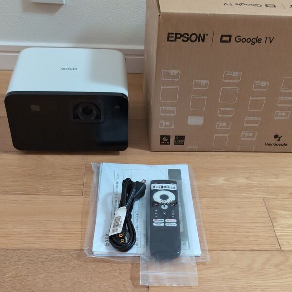 エプソン EPSON ホームプロジェクター dreamio(ドリーミオ) ホワイト EF-21W