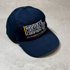 Granite Construction Company キャップ ネイビー