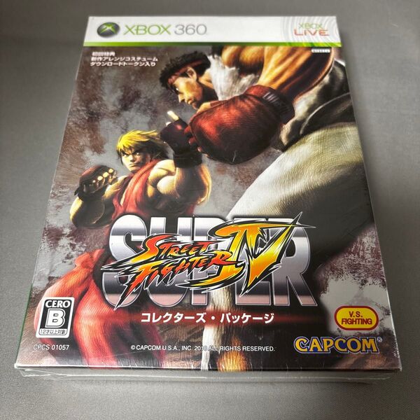 【新品未開封】スーパーストリートファイターIV コレクターズ・パッケージ XBOX 360