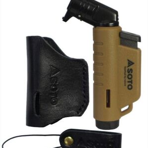 SOTO ソト マイクロトーチ ACTIVE アクティブ コヨーテ レザーケース付セット ST-486AGCSS