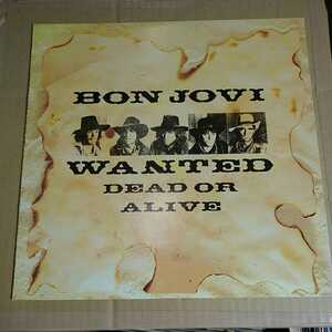 BON JOVI「wanted dead or alive」12inch★ボン・ジョヴィ ジョビ