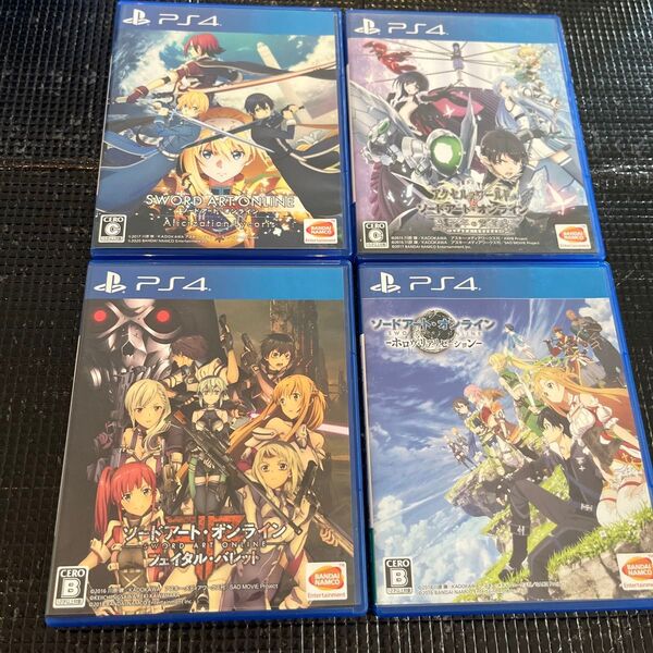 【PS4】 4点 アクセル・ワールド 、ホロウ リアリゼーション、リコリス、フェイタルバレット