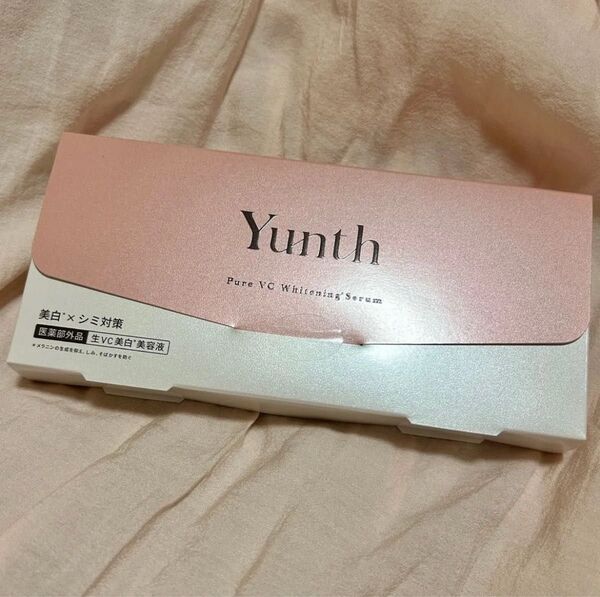 Yunth 生ビタミン C 美白美容液 1ml×28包 未開封+シートマスク1枚