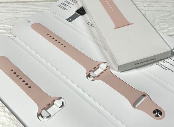 Apple Watch 正規品 ピンクサンド スポーツバンド 46mm 45mm 44mm S/M M/L
