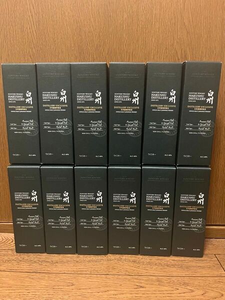 サントリー 白州蒸溜所限定 シングルモルトウイスキー 12本 まとめ売り