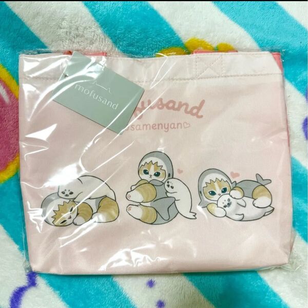 mofusand モフサンド ミニトートバッグ ピンク