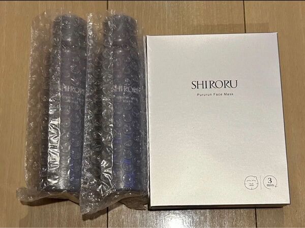 【新品未使用 】SHIRORU シロル クリスタルホイップブラック 2本 &シートマスク5枚(2,000円相当)