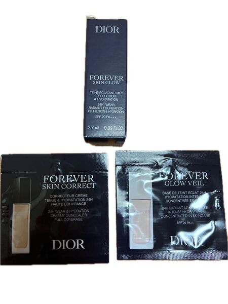 ディオールスキン フォーエヴァー フルイドグロウ ファンデーション ベース コンシーラー Dior サンプル お試し